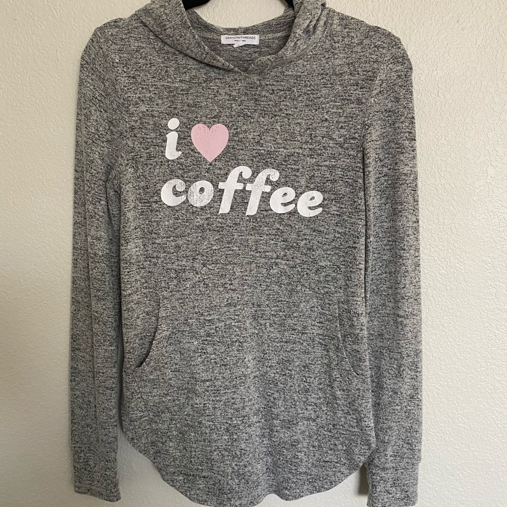 “ I love coffee “ hoodie